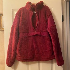 PINK Fluffy Pullover - Size XS
